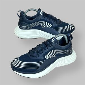 APL Streamline Navy Blue White Running Sneaker Athletic Shoes Womens 10.5/Mens 9